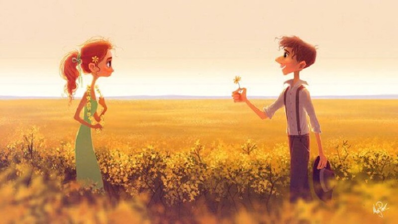 hombre-ofreciendo-flor-a-una-chica